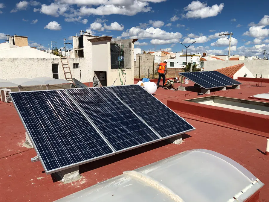 Instalación de paneles solares de Nova Solar, proyecto 7